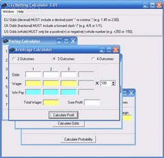 GTs Betting Calculator screenshot