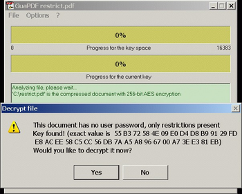 Guaranteed PDF Decrypter (GuaPDF) screenshot 2