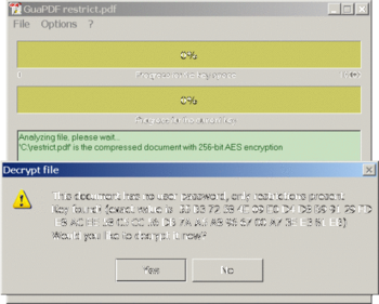 Guaranteed PDF Decrypter  screenshot