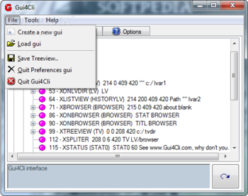Gui4Cli screenshot 2