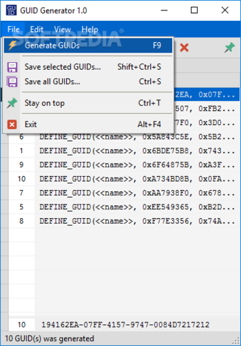 GUID Generator screenshot 4
