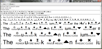 Guifx v2 Transports Labeled Font screenshot 2