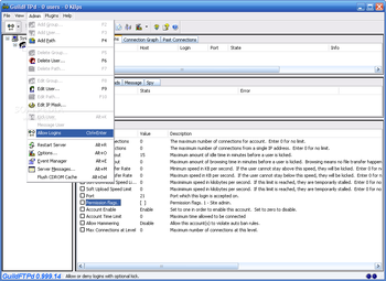 GuildFTPd screenshot 2