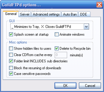 GuildFTPd screenshot 3
