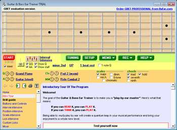 Guitar and Bass Ear Trainer screenshot