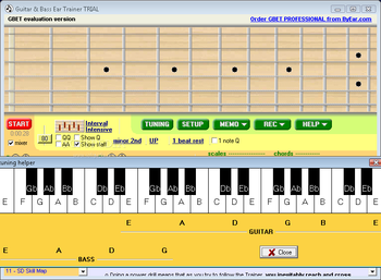 Guitar and Bass Ear Trainer screenshot 2