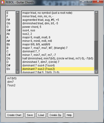 Guitar Chord Diagram Maker screenshot