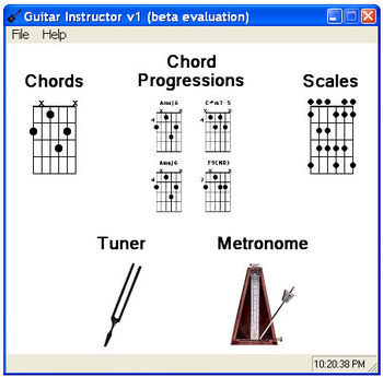 Guitar Instructor V1 screenshot