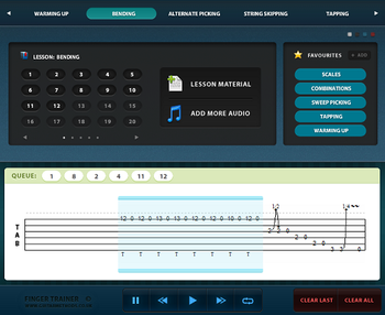 Guitar Methods: Finger Trainer screenshot