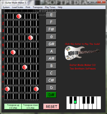 Guitar Mode Maker screenshot