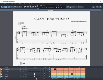 Guitar Pro screenshot