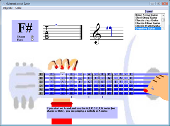 Guitar Synthesiser PC screenshot
