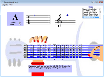 Guitar Synthesiser PC screenshot 2