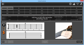 GuitarChordsLite screenshot