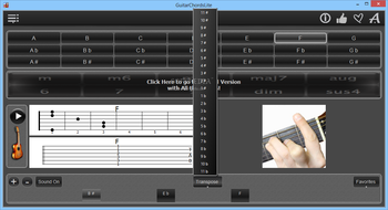 GuitarChordsLite screenshot 2