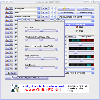 GuitarFX screenshot 2