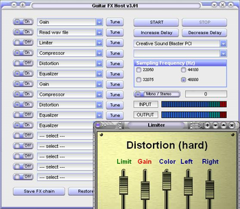 GuitarFX screenshot