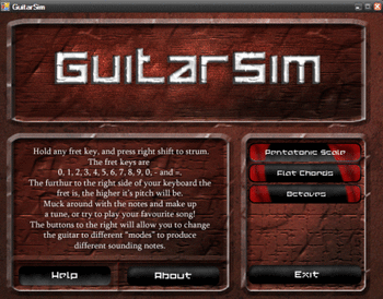 GuitarSim screenshot