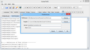 GuitarTeX2 screenshot 3