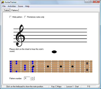 GuitarTrainer screenshot