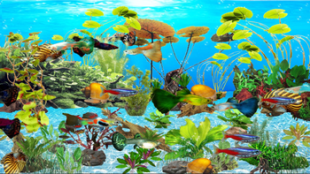 Guppies Deluxe Aquarium screenshot 2