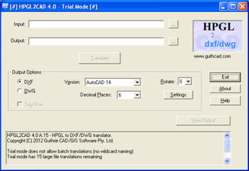 Guthrie Hpgl2CAD screenshot