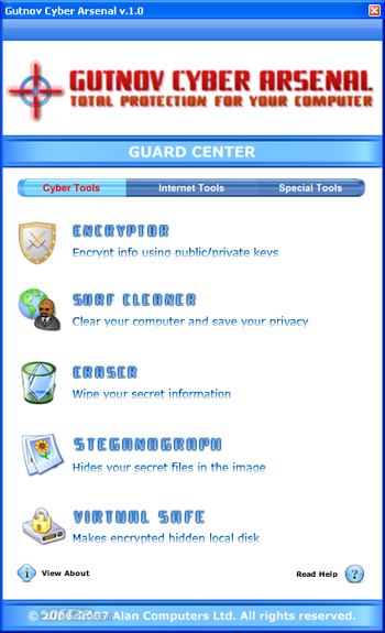 Gutnov Cyber Arsenal screenshot