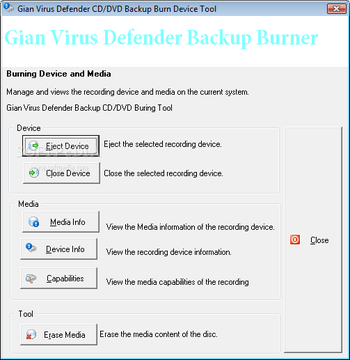 GVD Backup CD/DVD Burner screenshot 2
