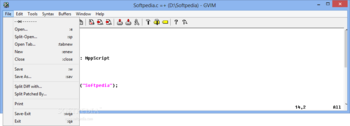 GVim Portable screenshot 2