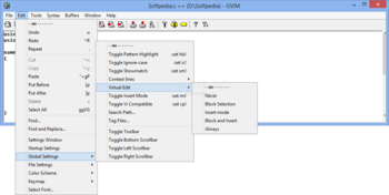 GVim Portable screenshot 3