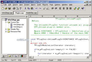 GWD Text Editor screenshot 2
