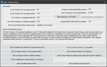 GWX Control Panel screenshot