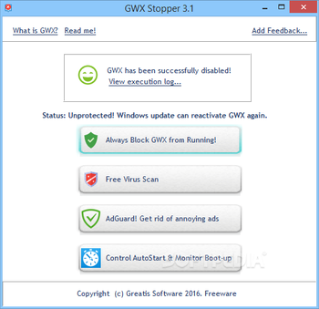 GWX Stopper screenshot