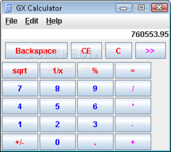 GX Calculator screenshot