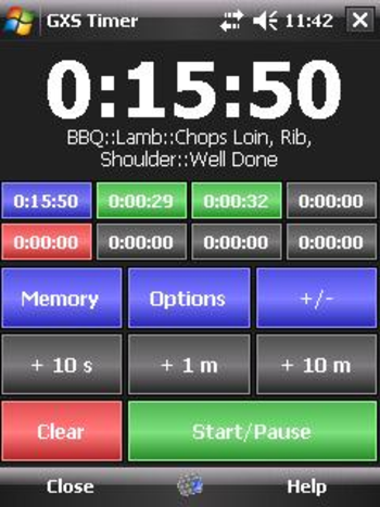 GXS Timer screenshot