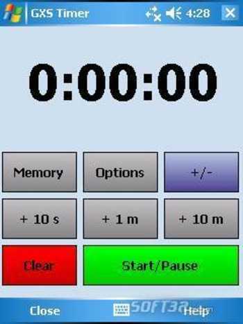 GXS Timer screenshot 2