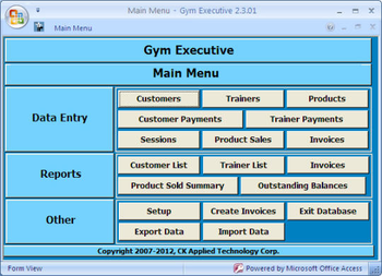 Gym Executive screenshot