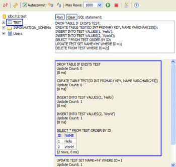 H2 Database Engine screenshot 4