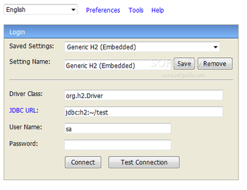 H2 Database Engine Portable screenshot