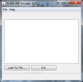 H.264 JMF Encoder screenshot