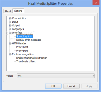 Haali Media Splitter screenshot 5