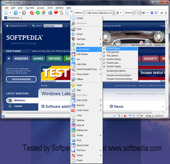 Hacker Browser screenshot 3