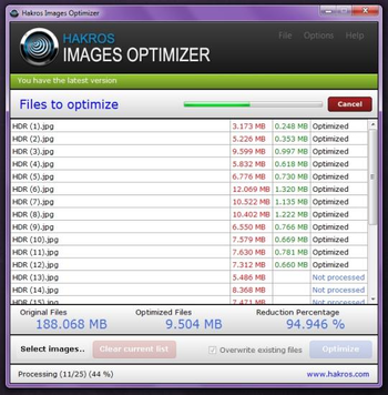 Hakros Images Optimizer screenshot 6