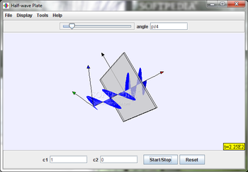Half Wave Plate Program screenshot