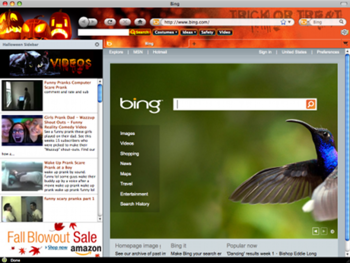 Halloween 2010 Internet Explorer Theme screenshot 2