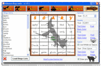 Halloween Bingo Maker screenshot