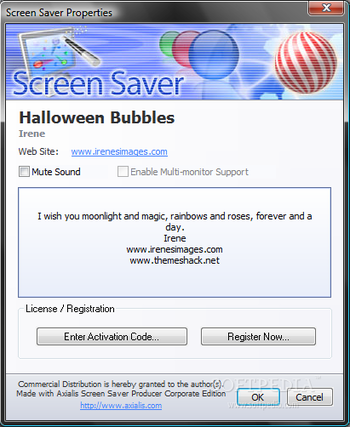 Halloween Bubbles Screensaver screenshot 2