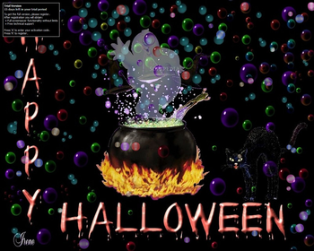 Halloween Bubbles Screensaver screenshot 3