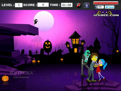 Halloween Zombie Kiss screenshot 2