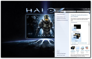 Halo 4 Theme screenshot
